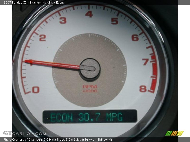 Titanium Metallic / Ebony 2007 Pontiac G5