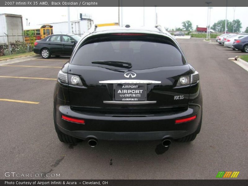 Black Obsidian / Graphite 2007 Infiniti FX 35 AWD