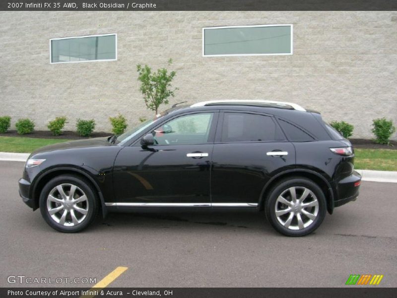 Black Obsidian / Graphite 2007 Infiniti FX 35 AWD