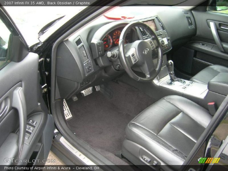 Black Obsidian / Graphite 2007 Infiniti FX 35 AWD