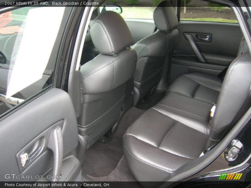 Black Obsidian / Graphite 2007 Infiniti FX 35 AWD