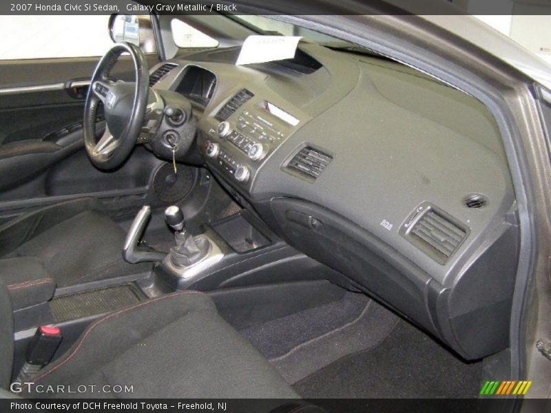Galaxy Gray Metallic / Black 2007 Honda Civic Si Sedan