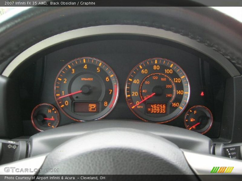 Black Obsidian / Graphite 2007 Infiniti FX 35 AWD