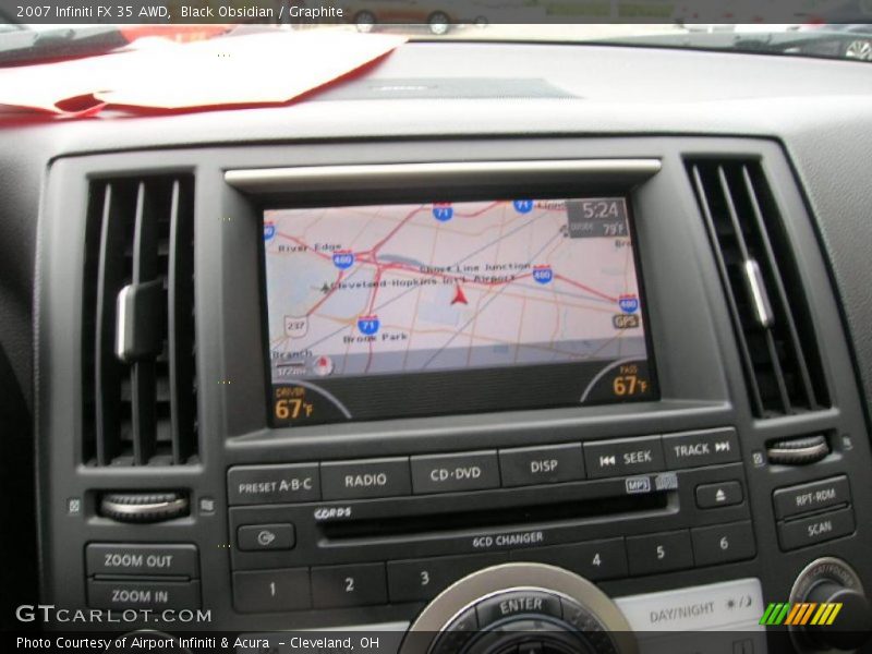 Black Obsidian / Graphite 2007 Infiniti FX 35 AWD