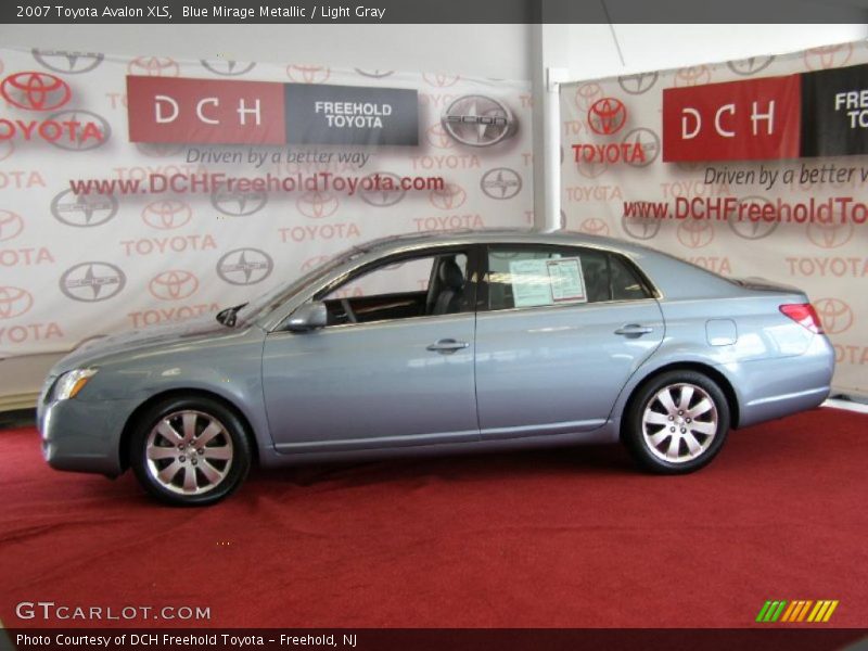 Blue Mirage Metallic / Light Gray 2007 Toyota Avalon XLS