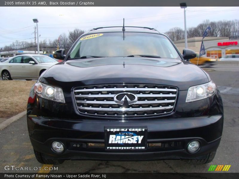 Black Obsidian / Graphite 2005 Infiniti FX 35 AWD