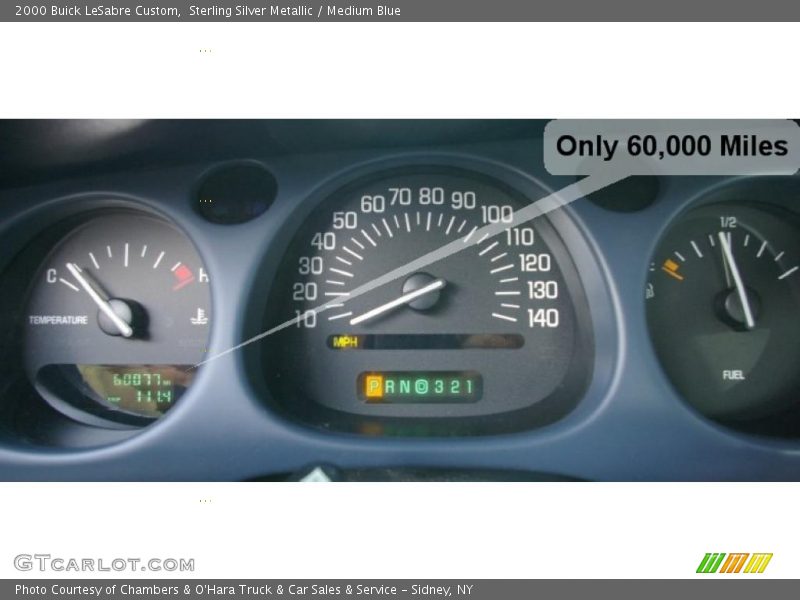Sterling Silver Metallic / Medium Blue 2000 Buick LeSabre Custom
