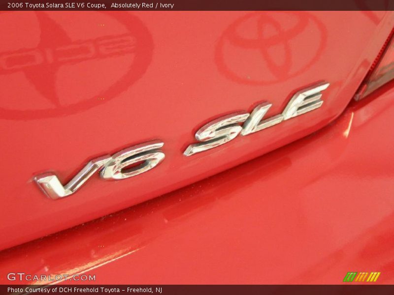 Absolutely Red / Ivory 2006 Toyota Solara SLE V6 Coupe
