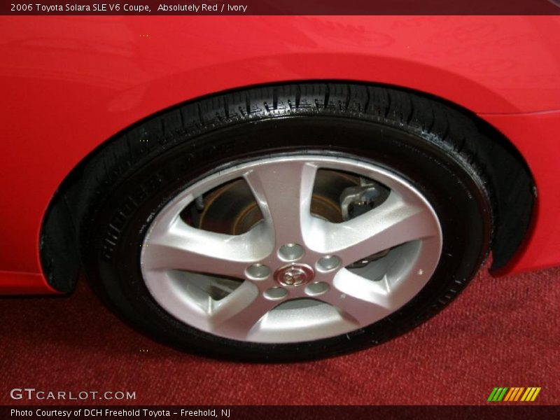 Absolutely Red / Ivory 2006 Toyota Solara SLE V6 Coupe