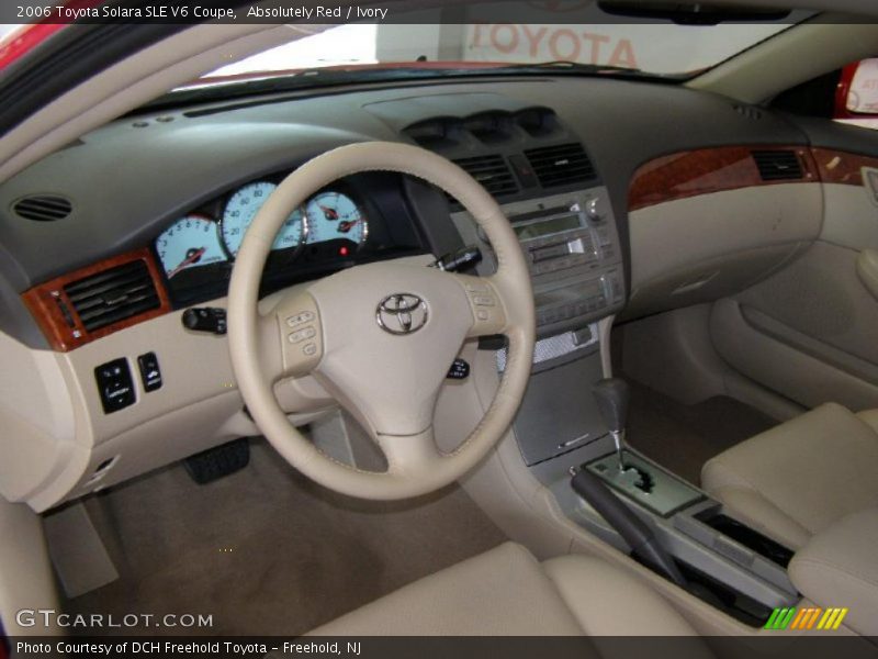 Absolutely Red / Ivory 2006 Toyota Solara SLE V6 Coupe