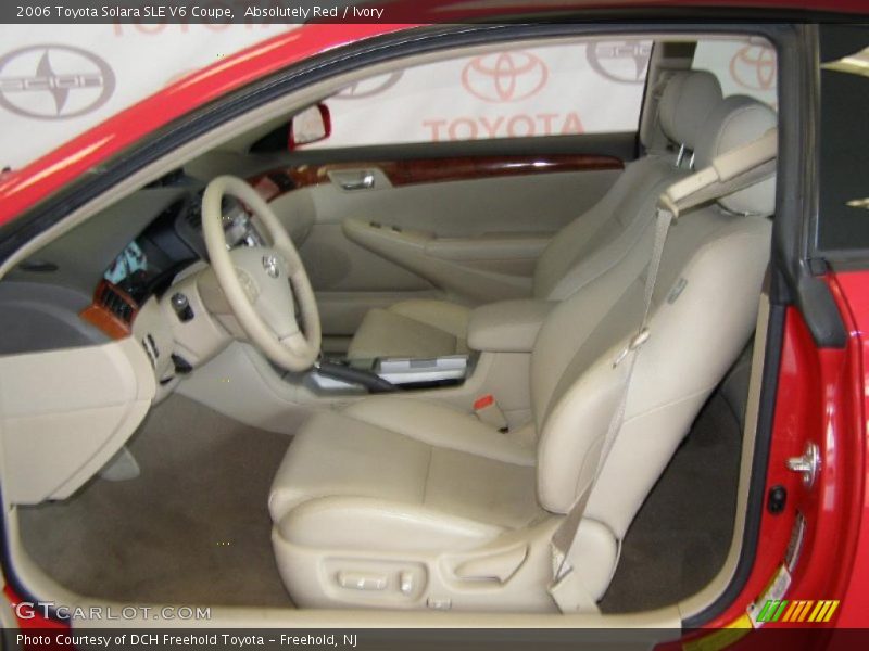 Absolutely Red / Ivory 2006 Toyota Solara SLE V6 Coupe