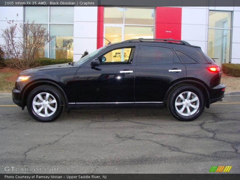 Black Obsidian / Graphite 2005 Infiniti FX 35 AWD
