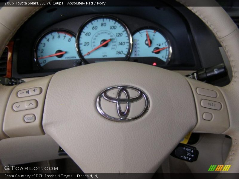 Absolutely Red / Ivory 2006 Toyota Solara SLE V6 Coupe