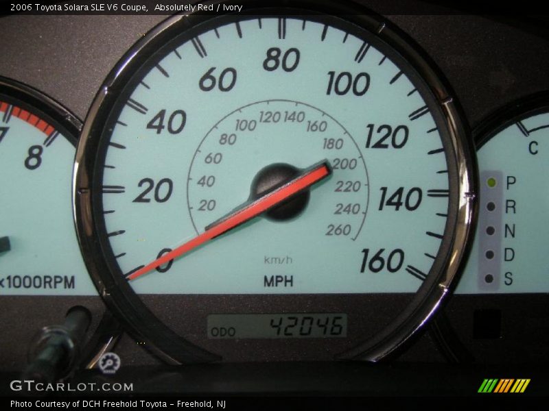 Absolutely Red / Ivory 2006 Toyota Solara SLE V6 Coupe