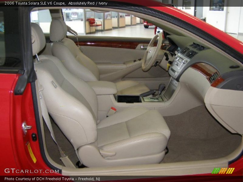 Absolutely Red / Ivory 2006 Toyota Solara SLE V6 Coupe