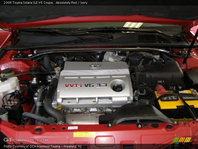 Absolutely Red / Ivory 2006 Toyota Solara SLE V6 Coupe