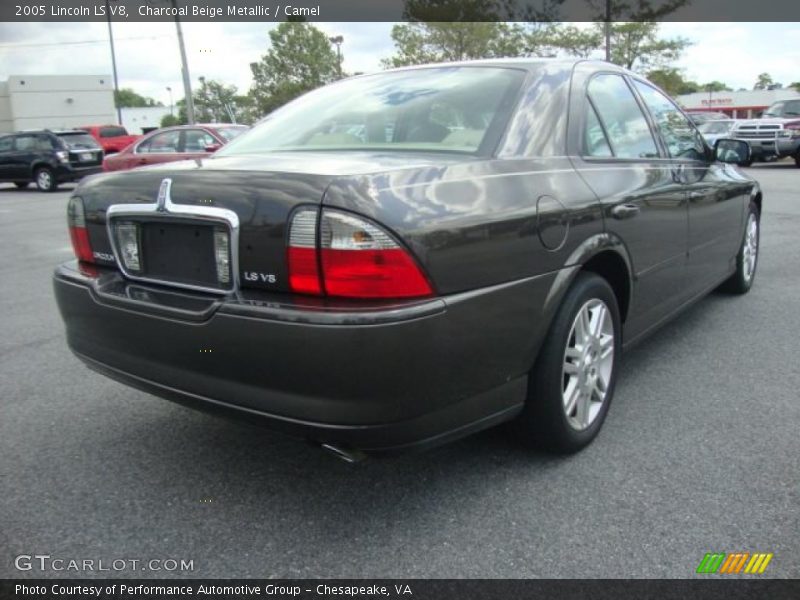 Charcoal Beige Metallic / Camel 2005 Lincoln LS V8