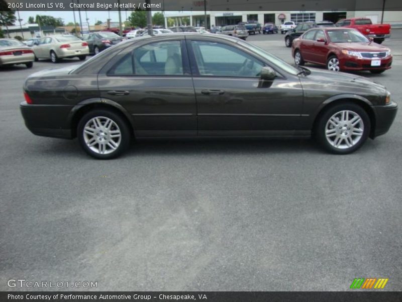 Charcoal Beige Metallic / Camel 2005 Lincoln LS V8