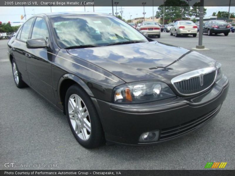 Charcoal Beige Metallic / Camel 2005 Lincoln LS V8