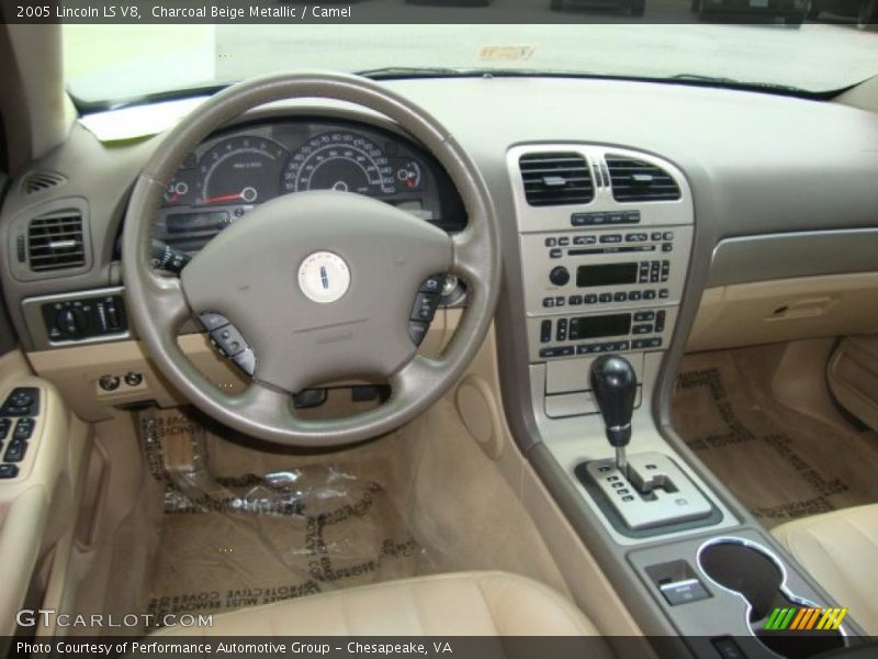 Charcoal Beige Metallic / Camel 2005 Lincoln LS V8