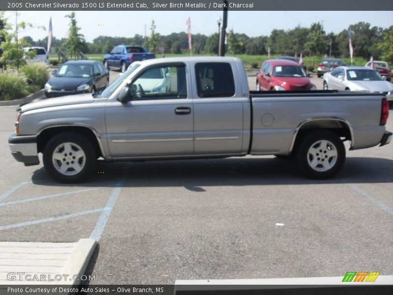 Silver Birch Metallic / Dark Charcoal 2005 Chevrolet Silverado 1500 LS Extended Cab