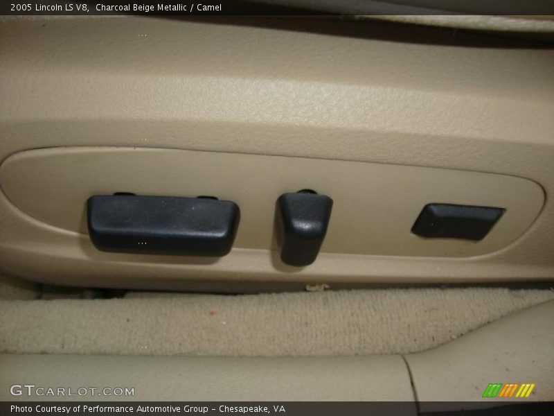 Charcoal Beige Metallic / Camel 2005 Lincoln LS V8
