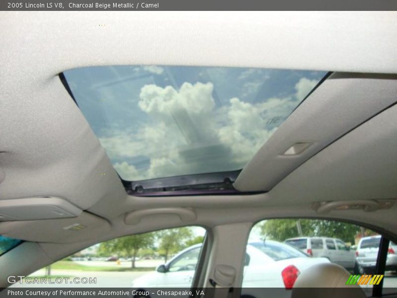 Charcoal Beige Metallic / Camel 2005 Lincoln LS V8