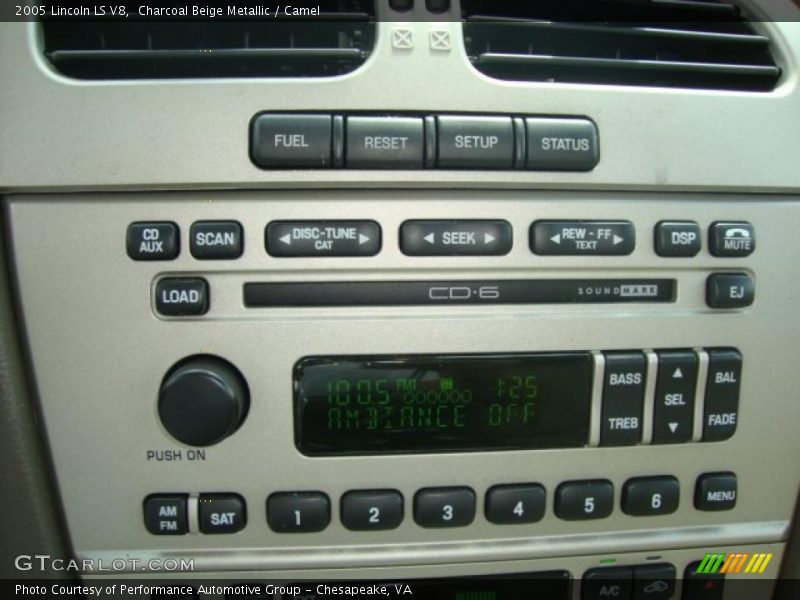 Charcoal Beige Metallic / Camel 2005 Lincoln LS V8