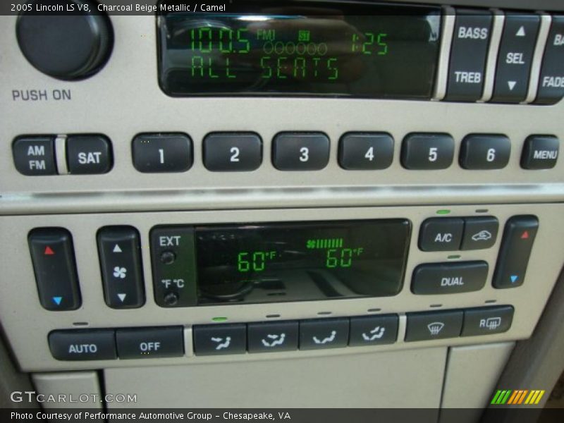 Charcoal Beige Metallic / Camel 2005 Lincoln LS V8