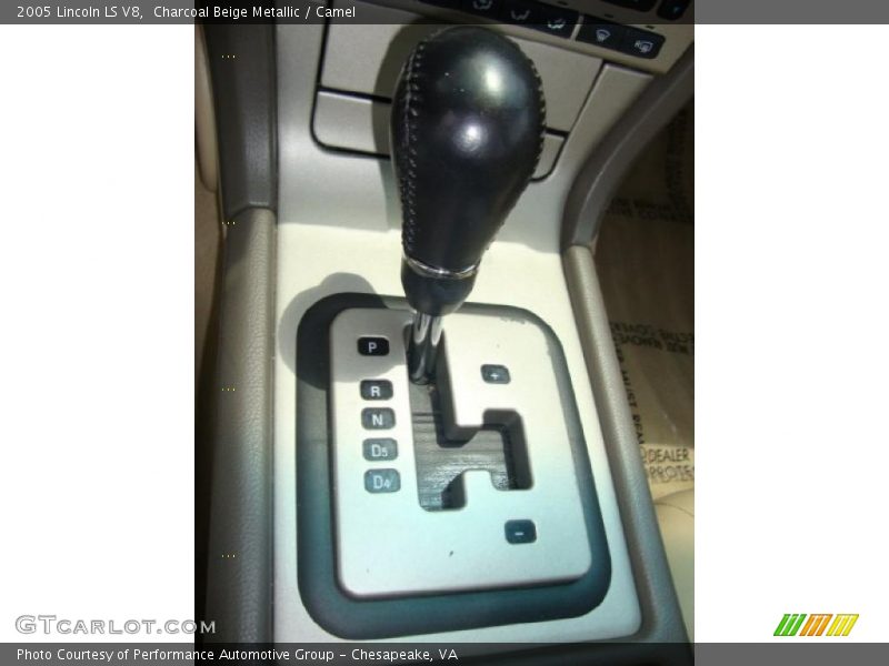 Charcoal Beige Metallic / Camel 2005 Lincoln LS V8