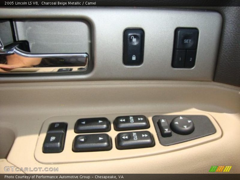 Charcoal Beige Metallic / Camel 2005 Lincoln LS V8
