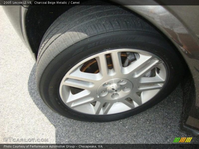 Charcoal Beige Metallic / Camel 2005 Lincoln LS V8