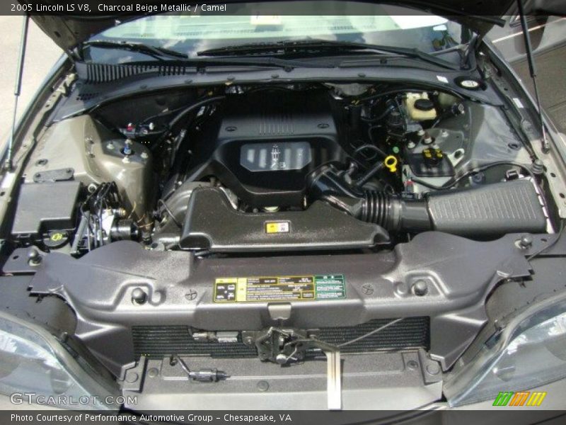 Charcoal Beige Metallic / Camel 2005 Lincoln LS V8