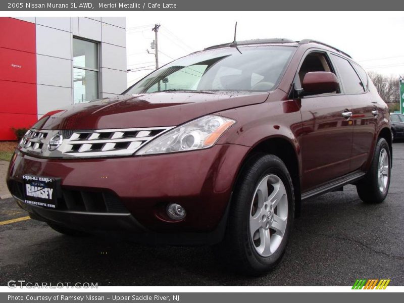 Merlot Metallic / Cafe Latte 2005 Nissan Murano SL AWD