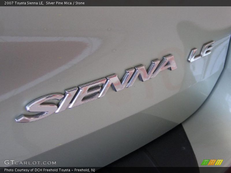 Silver Pine Mica / Stone 2007 Toyota Sienna LE