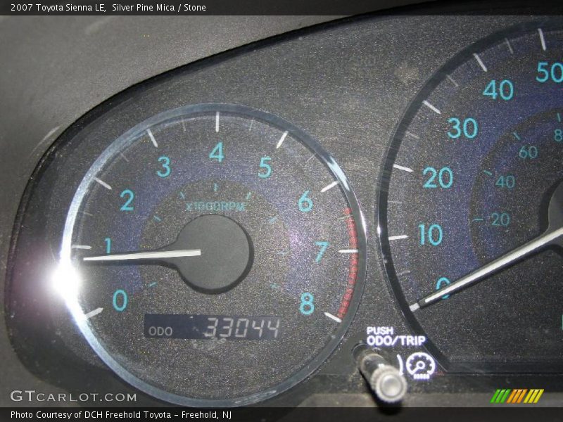 Silver Pine Mica / Stone 2007 Toyota Sienna LE