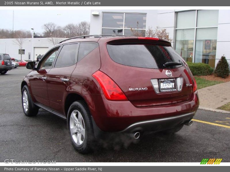 Merlot Metallic / Cafe Latte 2005 Nissan Murano SL AWD