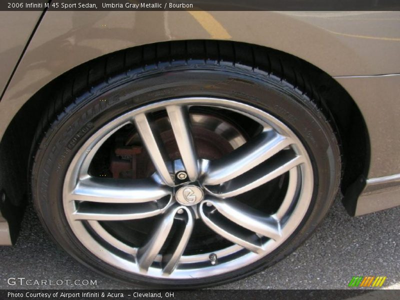 Umbria Gray Metallic / Bourbon 2006 Infiniti M 45 Sport Sedan