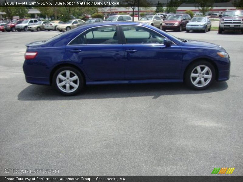 Blue Ribbon Metallic / Dark Charcoal 2008 Toyota Camry SE V6