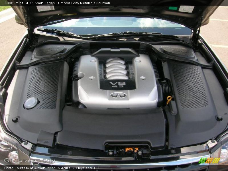 Umbria Gray Metallic / Bourbon 2006 Infiniti M 45 Sport Sedan