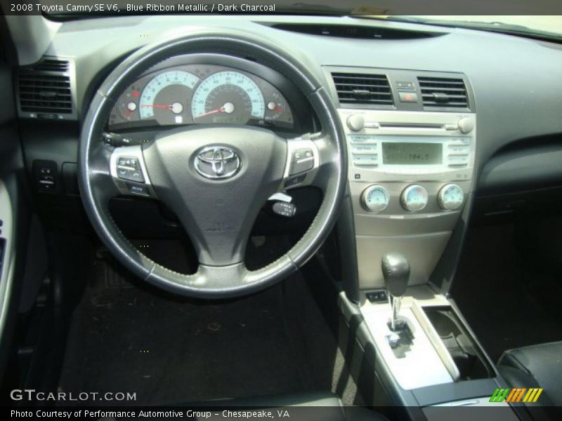Blue Ribbon Metallic / Dark Charcoal 2008 Toyota Camry SE V6
