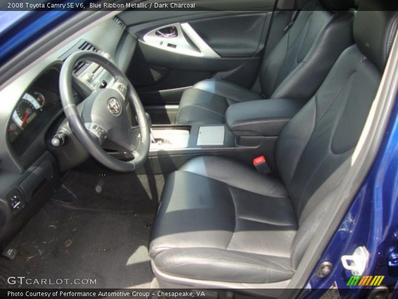 Blue Ribbon Metallic / Dark Charcoal 2008 Toyota Camry SE V6