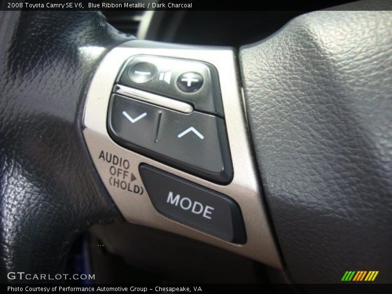 Blue Ribbon Metallic / Dark Charcoal 2008 Toyota Camry SE V6