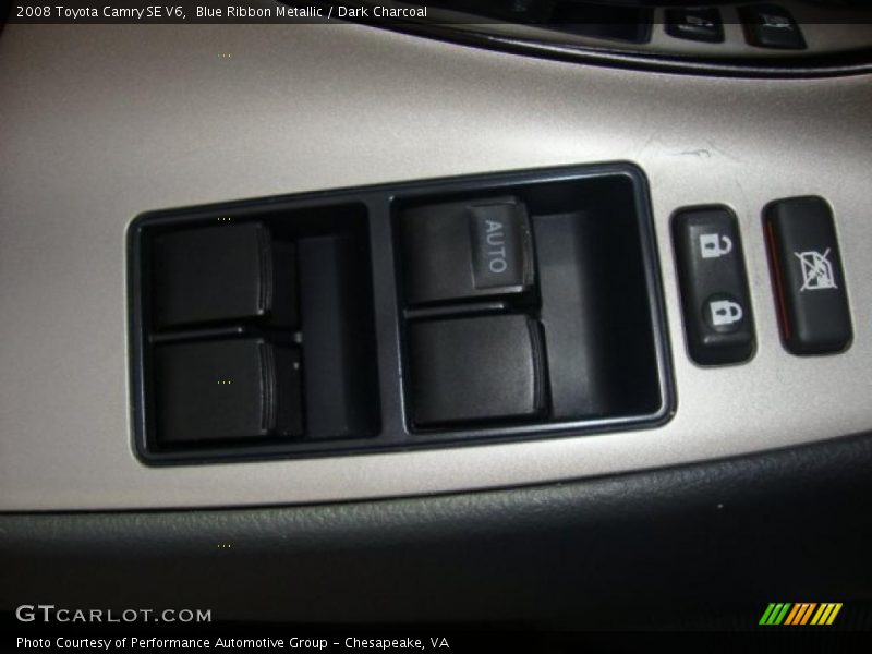 Blue Ribbon Metallic / Dark Charcoal 2008 Toyota Camry SE V6