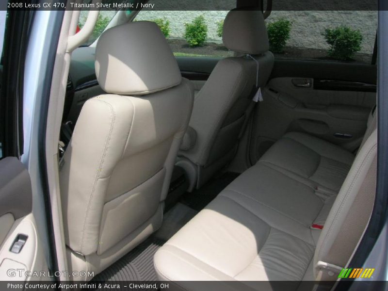 Titanium Silver Metallic / Ivory 2008 Lexus GX 470