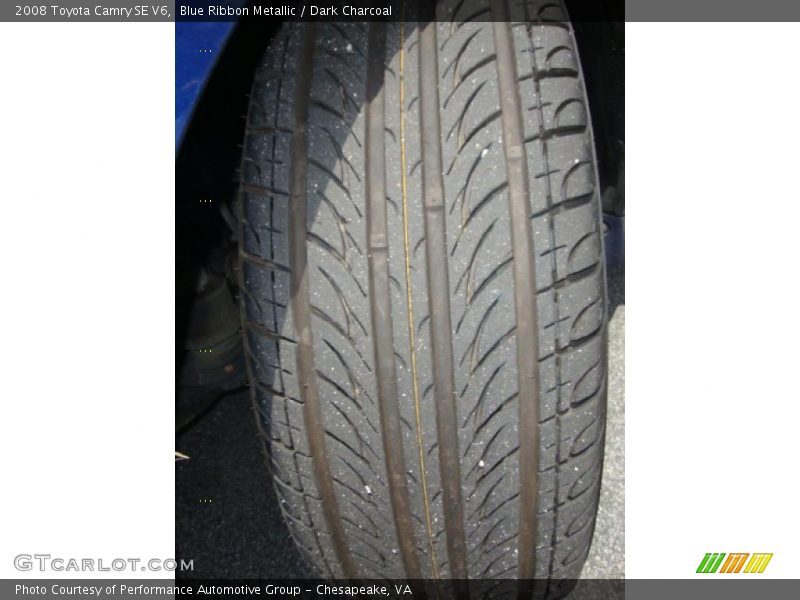 Blue Ribbon Metallic / Dark Charcoal 2008 Toyota Camry SE V6