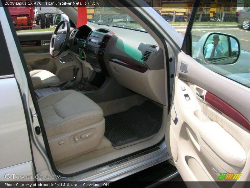 Titanium Silver Metallic / Ivory 2008 Lexus GX 470