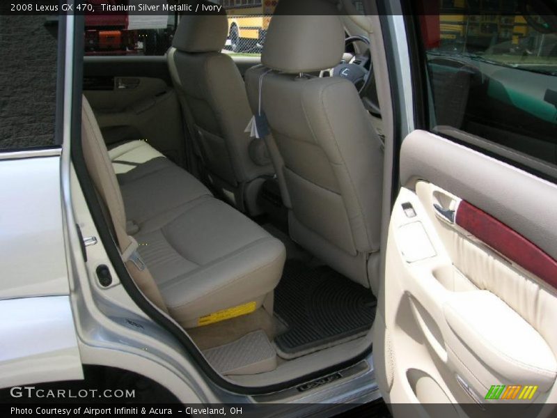 Titanium Silver Metallic / Ivory 2008 Lexus GX 470