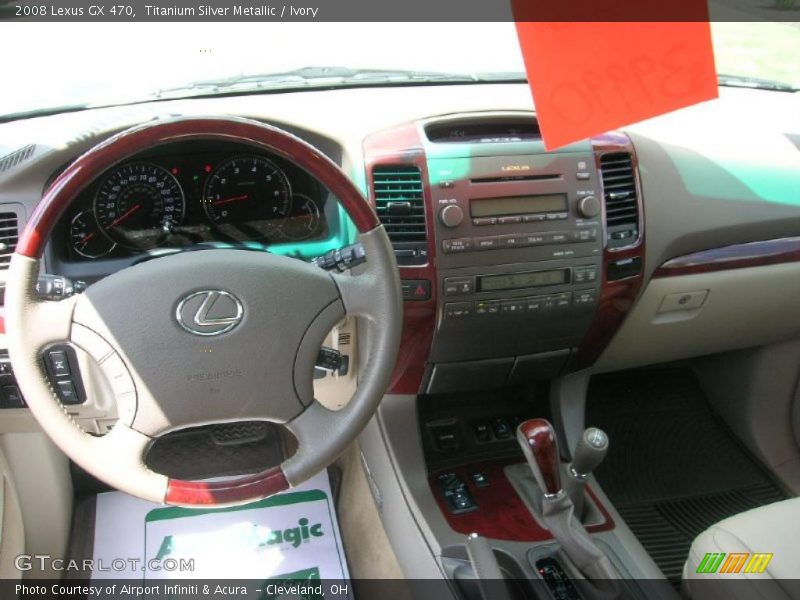 Titanium Silver Metallic / Ivory 2008 Lexus GX 470