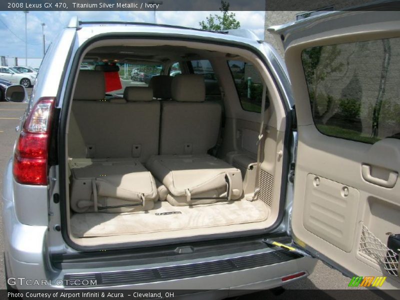 Titanium Silver Metallic / Ivory 2008 Lexus GX 470